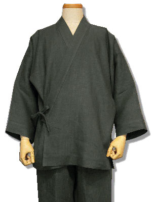 麻の作務衣、麻・リネン／和服・麻の作務衣の仕立て屋・手作り販売・通販